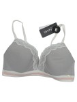 Vorschaubild 2 von BH Bustier Unterwäsche Cara Triangel gepolstert Grau Gr. 75B Uni Feminin