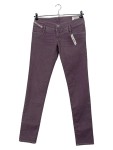 Vorschaubild 2 von Jeans Straight Leg Damen Lila Gr. W28/36/S Baumwolle Uni Casual Freizeit
