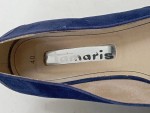 Vorschaubild 4 von Damen Slipper Loafer Wildleder Blau Gr. 40 Halbschuhe Leder