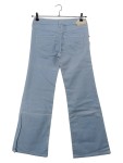Vorschaubild 2 von Bootcut Jeans Damen Blau Gr. W28/36/S Baumwolle Elasthan Uni Casual Logo