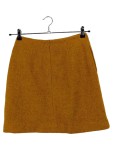 Vorschaubild 2 von A-Linienrock Damen Gr. 34/XS Gelb Wolle Casual Freizeit Herbst/Winter