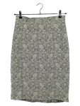 Vorschaubild 1 von Bleistiftrock Midirock Florales Muster Beige Gr. 38 Business