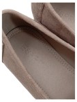 Vorschaubild 5 von Loafer Damen Slipper Halbschuhe Beige Gr. 40 Wildleder-Optik