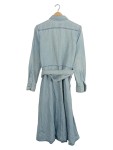 Vorschaubild 2 von Jeanskleid Hemdkleid Hellblau Gr. 36 S Midikleid Damen