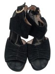 Vorschaubild 2 von Damen Sandalen Wedges Schwarz Gr. 38 Riemchenschuhe