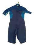 Vorschaubild 2 von Neoprenanzug Kurz Kinder Gr. 128 Blau Shorty Surfen Schwimmen