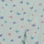 Vorschaubild 3 von Kinder Leggings Mintgrün Schmetterling Muster Gr. 116 Hose