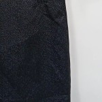 Vorschaubild 3 von Damen Abendkleid Etuikleid Schwarz Glitzer Gr. 42 Langarm Elegant