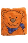 Vorschaubild 1 von Stoffbuch Baby Fühlbuch Teddybär Orange Plüsch Kuschelbuch