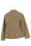 Vorschaubild 2 von Damen Blazer Gr. 40/L Braun Gestreift Business Klassisch Baumwolle