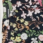 Vorschaubild 3 von Leggings Damen Blumenmuster Floral Mehrfarbig Gr. 40 W31 L35