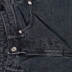 Vorschaubild 2 von Slim Straight Jeans Damen Schwarz Gr. W28 L32 36