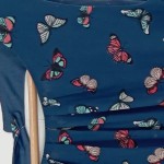 Vorschaubild 2 von Sommerkleid Mädchen Midikleid Tierdruck Blau Gr. 158