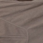 Vorschaubild 2 von Damen Fleecejacke Kapuze Reißverschluss Braun Gr. 36 S Freizeit