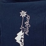 Vorschaubild 2 von Kinder Kapuzenpullover Logo Print Blau Gr. 116