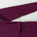 Vorschaubild 2 von Twin Set Damen Rippstrick Langarm Sportlich Lila Gr. 38 M Freizeit