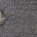 Vorschaubild 2 von Hemdblusenkleid Maxikleid Blumenmuster Viskose Schwarz Gr. 36 S