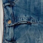 Vorschaubild 4 von Cargo Shorts Kinder Gr. 164 Blau Baumwolle Elasthan Uni Casual 35 cm
