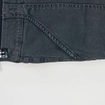 Vorschaubild 2 von Cargo Hose Damen Schwarz Gr. 44 W35 L30 Freizeit Casual