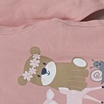 Vorschaubild 2 von Sweatshirt Mädchen Langarm Rosa Tiermotive Rüschen Baumwolle Gr. 98