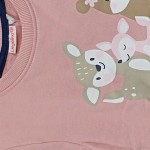 Vorschaubild 3 von Sweatshirt Mädchen Langarm Rosa Tiermotive Rüschen Baumwolle Gr. 98