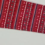 Vorschaubild 3 von Norweger Muster Leggings Kinder Mädchen Rot Baumwolle Gr. 104