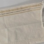 Vorschaubild 2 von Jeans Bootcut Damen Hose Baumwolle Glitzer Beige Gr. 42 W33 L29
