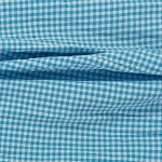 Vorschaubild 2 von Trachtenhemd Herren Langarm Kariert Blau Baumwolle Gr. XL