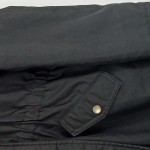 Vorschaubild 2 von Parka Kinder Jacke mit Kapuze Schwarz Gr. 128 Übergangsjacke
