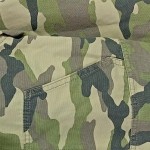 Vorschaubild 2 von Leichte Jacke Damen Camouflage Baumwolle Knopfleiste Grün Gr. 36 S