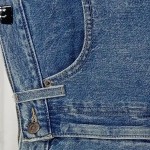 Vorschaubild 2 von High Waisted Jeans Shorts Damen Blau W27 L20 100% Baumwolle