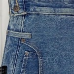 Vorschaubild 3 von High Waisted Jeans Shorts Damen Blau W27 L20 100% Baumwolle