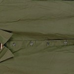 Vorschaubild 5 von Blusenkleid Damen Gr. 42/XL Oliv Baumwolle Casual Freizeit Knopfleiste