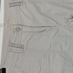 Vorschaubild 3 von Damen Cargohose Beige Wolle Loose Fit Gr. 40 Freizeit Hose