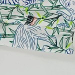Vorschaubild 3 von Kinder Sweatshirt Tiger Print Baumwolle Weiß Gr. 116 Langarm