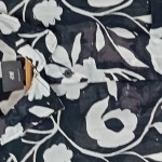 Vorschaubild 2 von Freizeithemd Herren Kurzarm Schwarz Blumenmuster Baumwolle Gr. 50 L