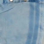 Vorschaubild 3 von Jeansrock Kinder Minirock Blau Baumwolle Knopfleiste Fransen Gr. 98