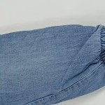 Vorschaubild 2 von Jeans Tapered Fit Kinder Hose Blau Baumwolle Zugband Gr. 80