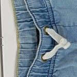 Vorschaubild 2 von Jeans Shorts Kinder Jungen Hose Blau Baumwolle Gr. 152 Zugband