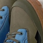 Vorschaubild 2 von Outdoorschuhe Herren Gr. 42 Blau Leder Schnürung Wanderschuhe