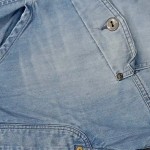 Vorschaubild 4 von Cargo Shorts Herren Blau Gr. W33/50/L Baumwolle Uni Casual Freizeit