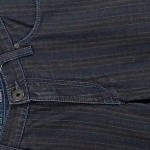 Vorschaubild 2 von Herren Jeans Straight Leg Gestreift Schwarz W34 Gr 50