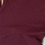 Vorschaubild 3 von Damen T-Shirt Gr. 34 XS Rot Logo Print Kurzarm Baumwolle Casual