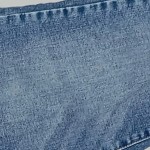 Vorschaubild 4 von Ripped Jeans Kinder Blau Gr. 164 Baumwolle Elasthan Uni Casual 36 cm