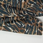 Vorschaubild 4 von Strickjacke Damen Langarm Knopfleiste Tierdruck Mehrfarbig Gr. 52