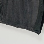 Vorschaubild 3 von Damen Jeans Shorts Gr. 40 Schwarz Casual Baumwolle Freizeit Kurze Hose