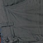 Vorschaubild 3 von Chino Stoffhose Herren Gr. 52 Grün Lederdetails Freizeit Casual