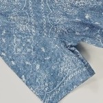 Vorschaubild 3 von Freizeithemd Kurzarm Blau Paisley Gr. 146