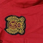 Vorschaubild 2 von Kinder Poloshirt Langarm Rot Applikationen Gr. 104