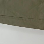 Vorschaubild 4 von Bleistiftrock Damen Maxirock Uni Grün Gr. 46 3XL Baumwolle Freizeit